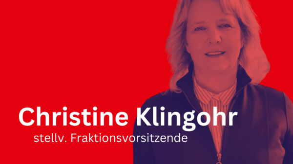 Teaser - Christine Klingohr, stellvertretende Fraktionsvorsitzende